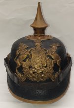 66-German Prussian Wurtemberg State brass plated Helmet-1.jpg